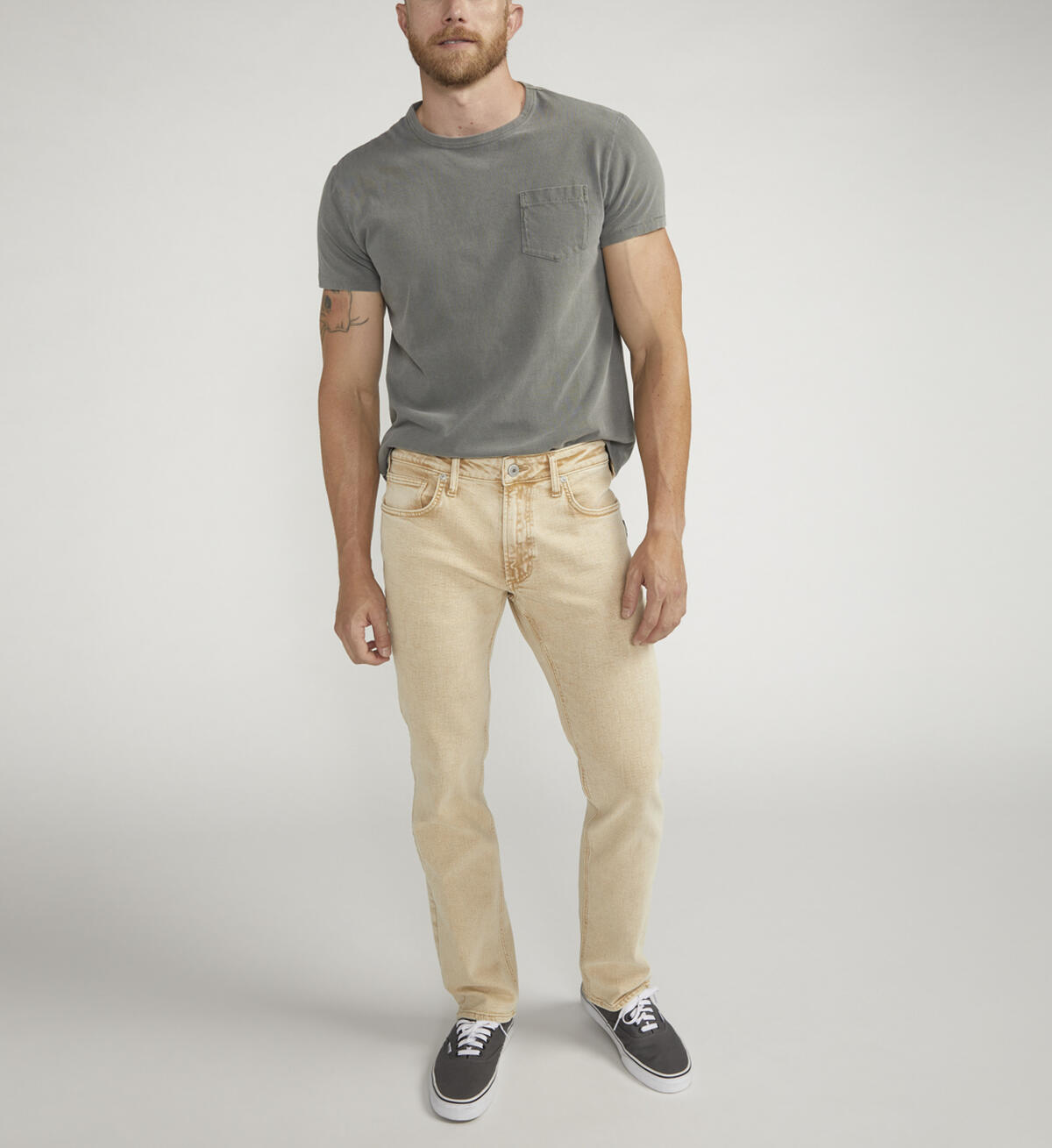 Buy Allan Slim Fit Straight Leg Jeans for CAD 49.00 | Silver Jeans CA New