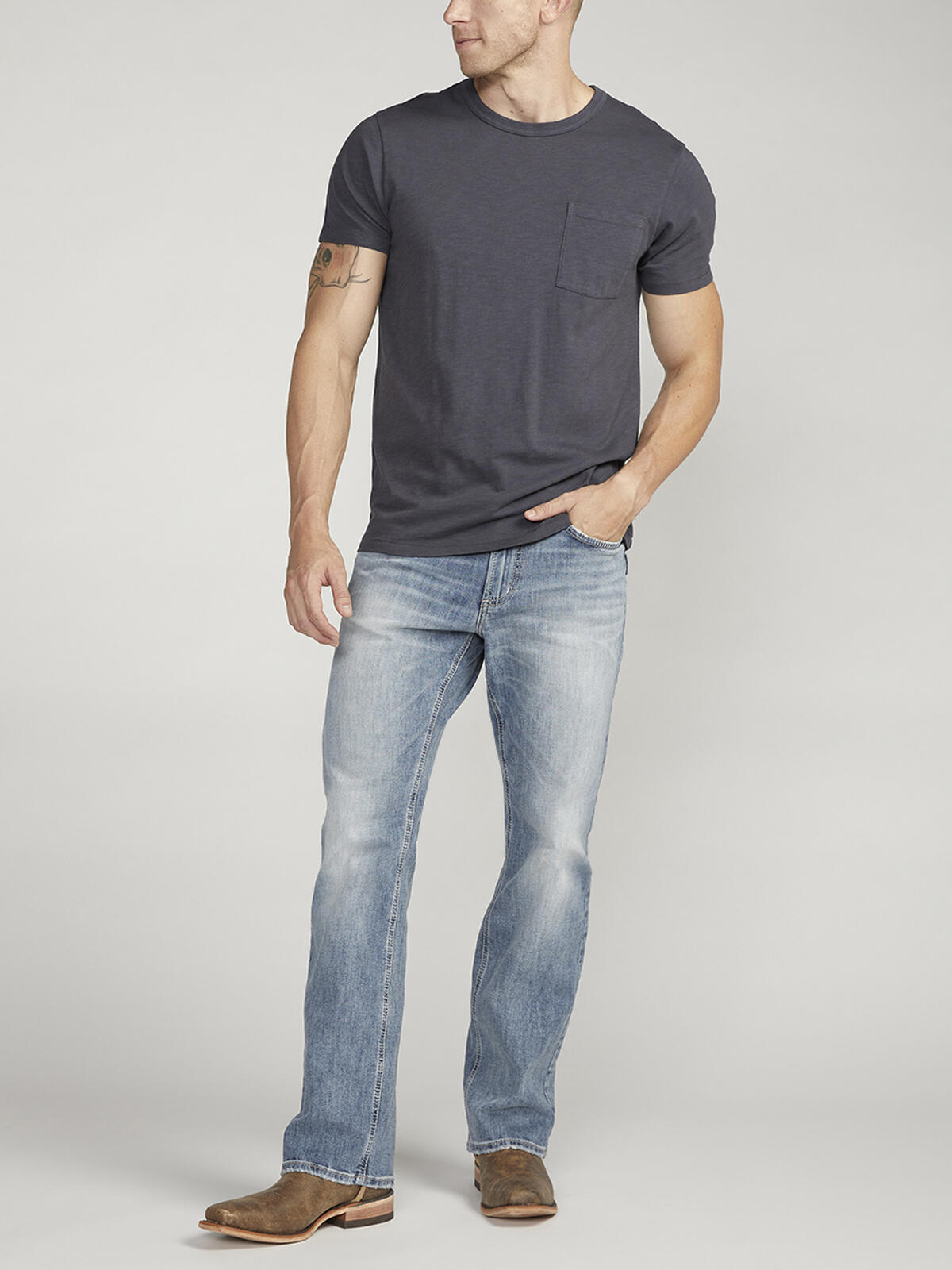 Jace Slim Fit Bootcut Jeans image number 0