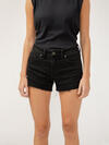 Boyfriend Mid Rise Luxe Stretch Shorts image number 3