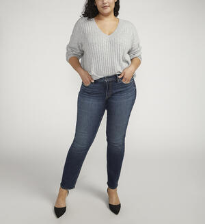 Britt Low Rise Straight Leg Jeans Plus Size