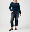 Suki Mid Rise Kick Flare Luxe Stretch Jeans Plus Size, , hi-res image number 0