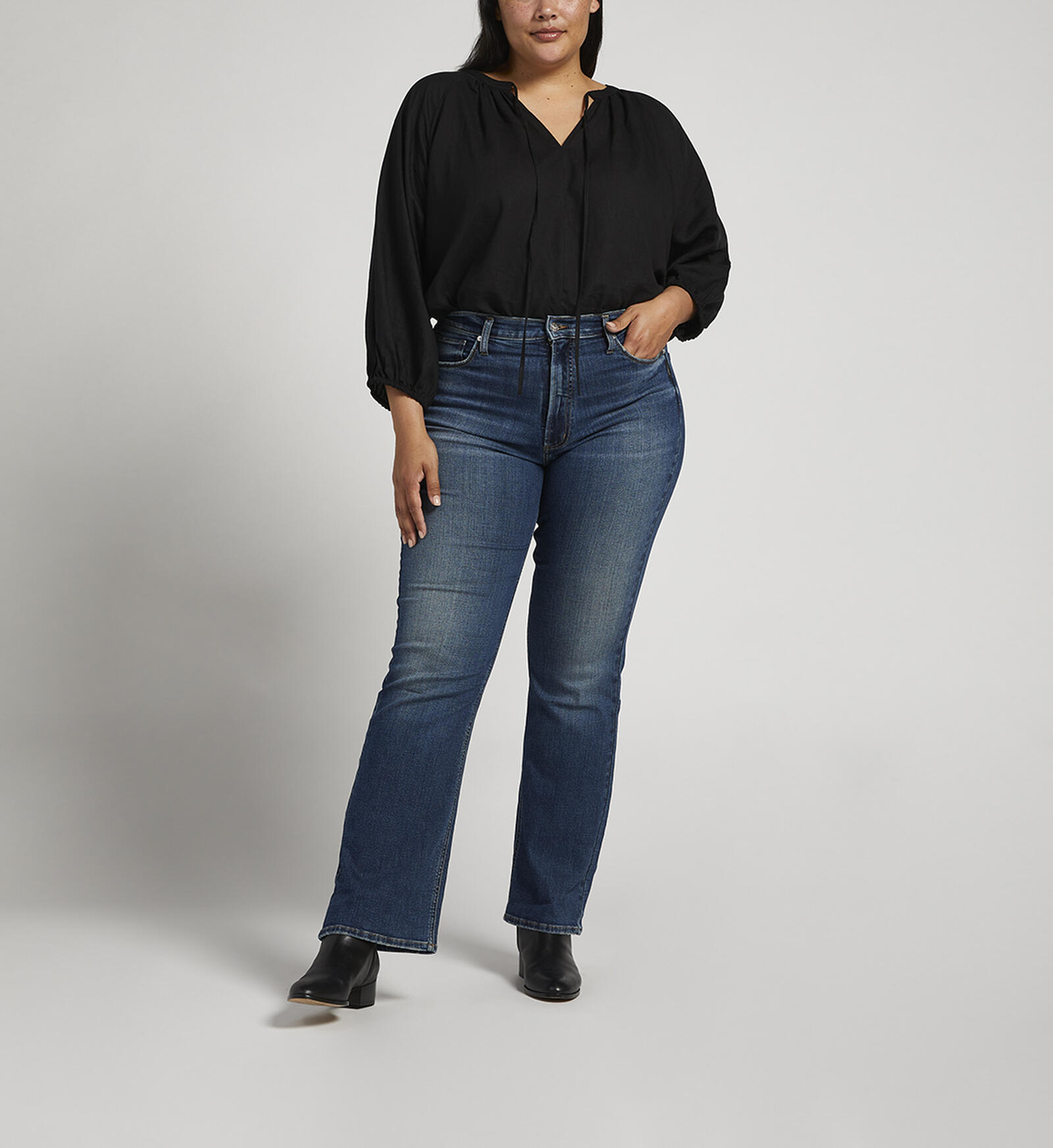 Buy 90s Vintage High Rise Bootcut Jeans Plus Size for CAD 104.00