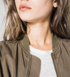 Selma - Utility Bomber  Jacket With Knit Rib, , hi-res image number 3