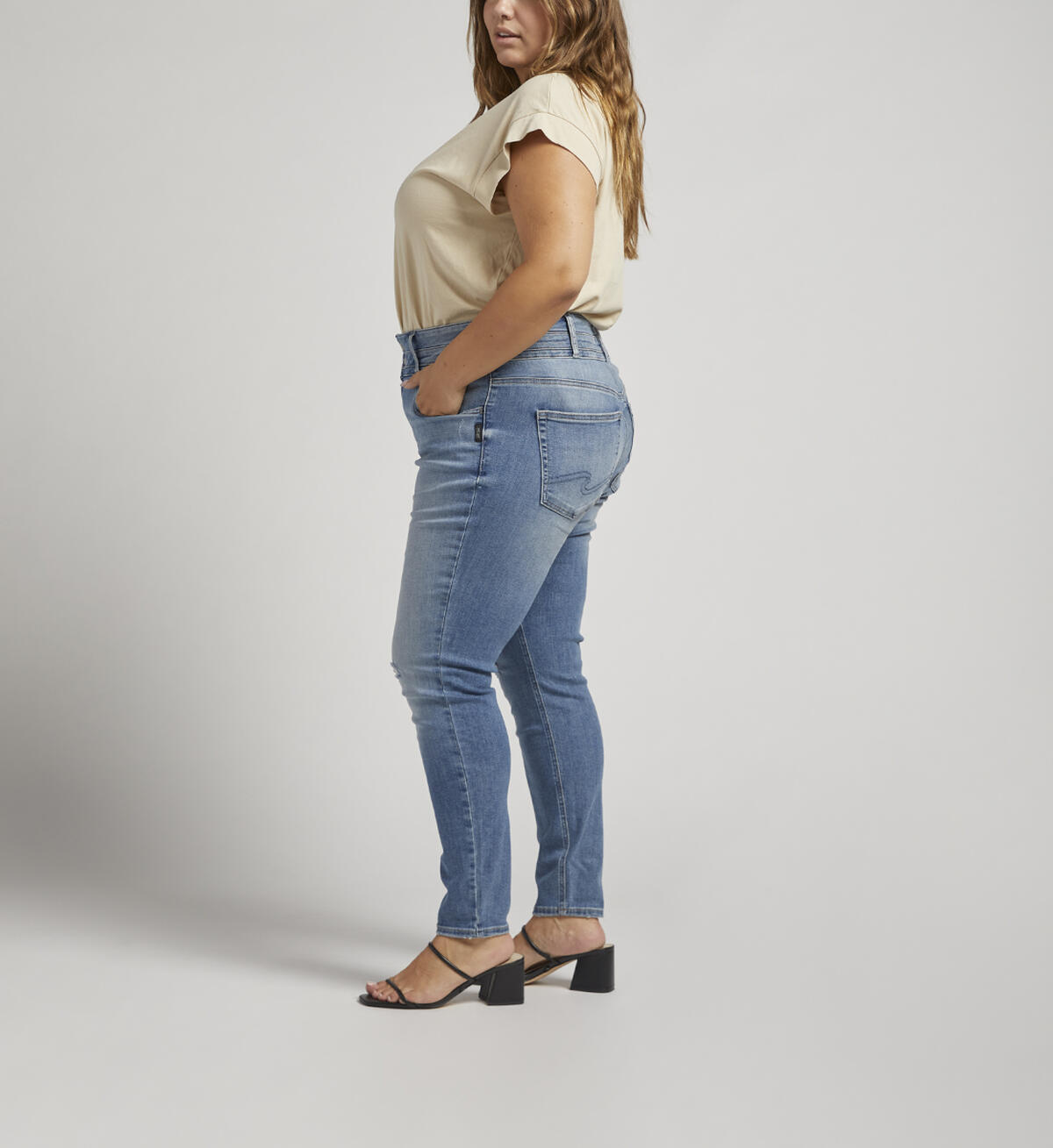 Avery High Rise Skinny Jeans Plus Size, , hi-res image number 2