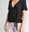Adriel Side-Tie Wrap Tee, , hi-res image number 3