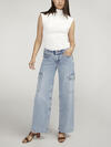 Suki Mid Rise Wide Leg Cargo Jeans image number 0