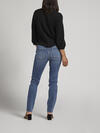 Most Wanted Mid Rise Straight Leg Jeans image number 1