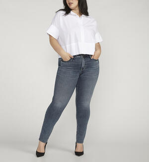 Most Wanted Mid Rise Straight Leg Jeans Plus Size