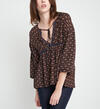 Emma Floral-Print Peasant Blouse, , hi-res image number 0