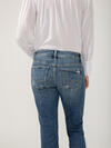 Boyfriend Mid Rise Slim Leg Jeans image number 4