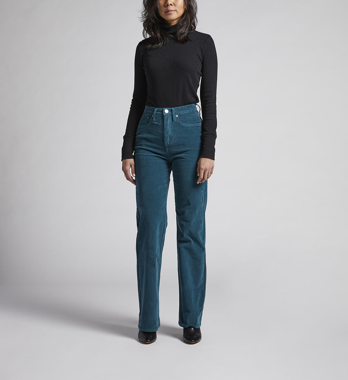 Highly Desirable High Rise Trouser Leg Pants, Jewel, hi-res image number 0