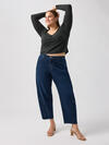 Slim Barrel Leg Jeans image number 4
