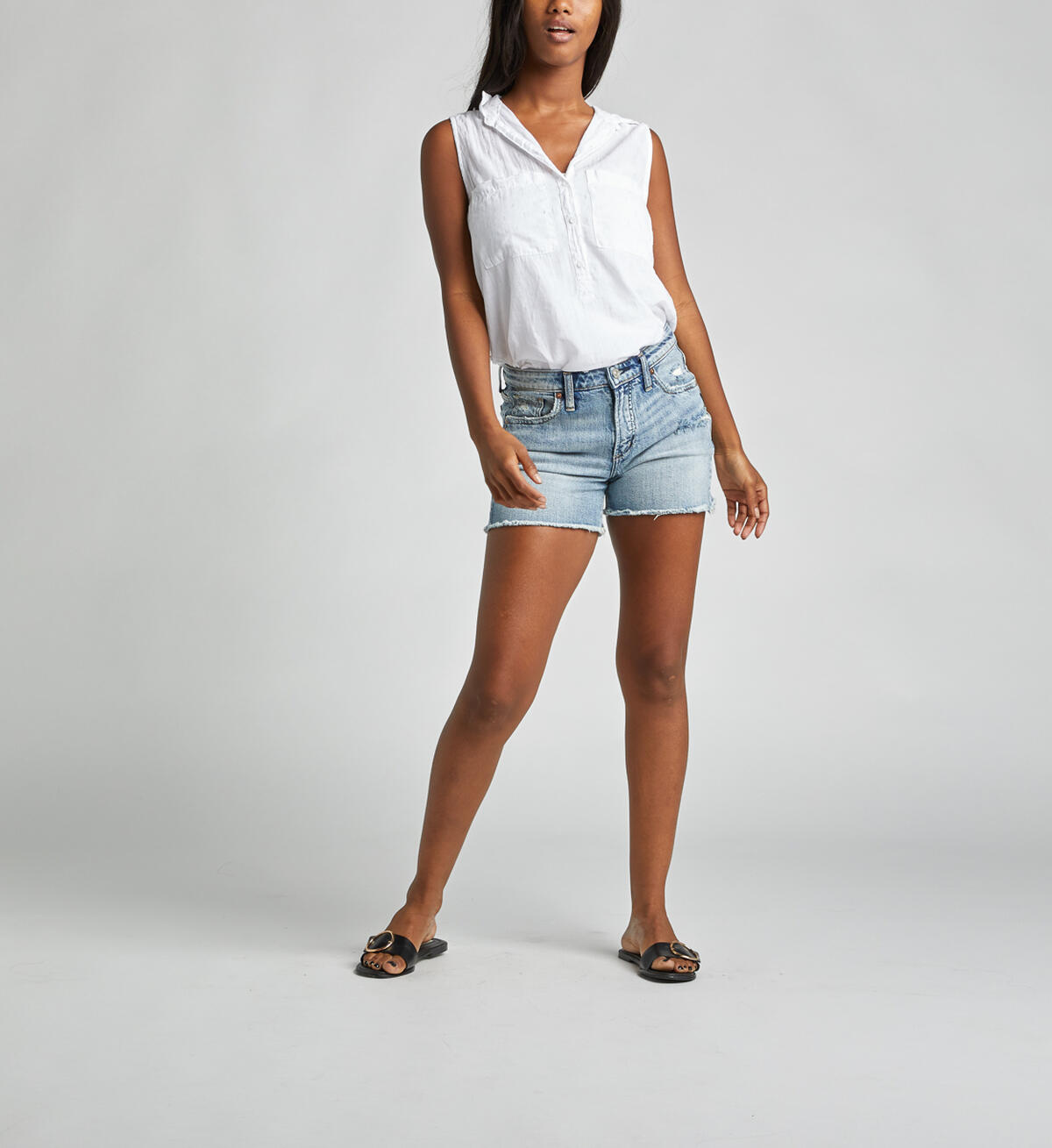 Mid-Rise Boyfriend Short, , hi-res image number 3