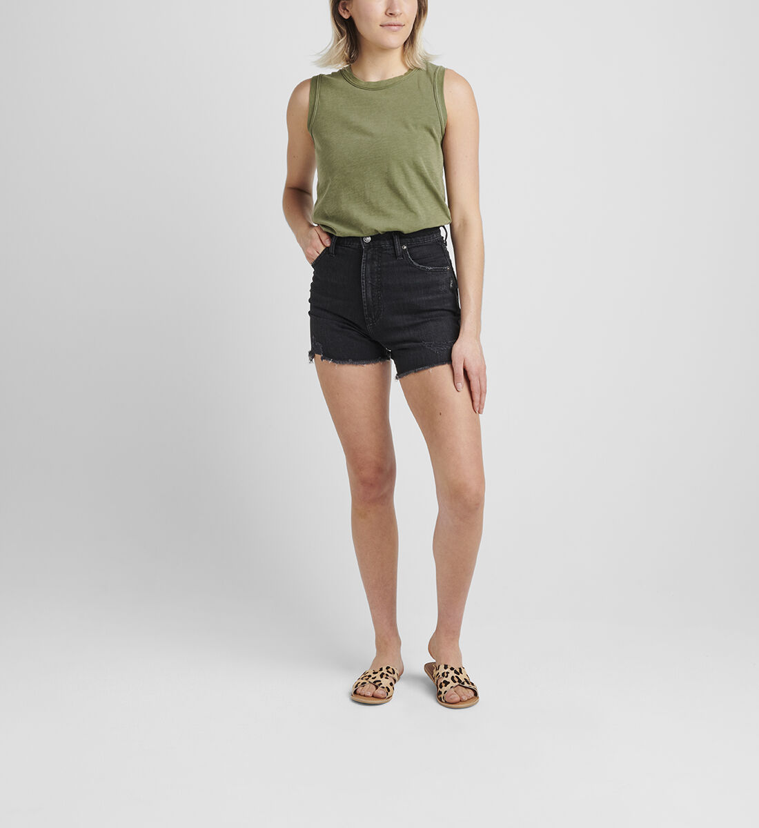 Silver jeans shorts on sale