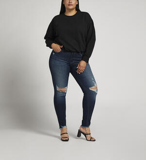 Avery High Rise Skinny Jeans Plus Size