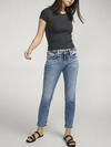 Boyfriend Mid Rise Slim Leg Jeans image number 3