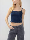 Denim Crop Top image number 0