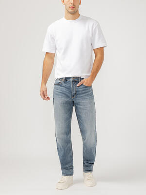 Eddie Classic Athletic Fit Tapered Leg Luxe Heritage Jeans