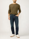 Eddie Classic Athletic Fit Tapered Leg Jeans image number 0