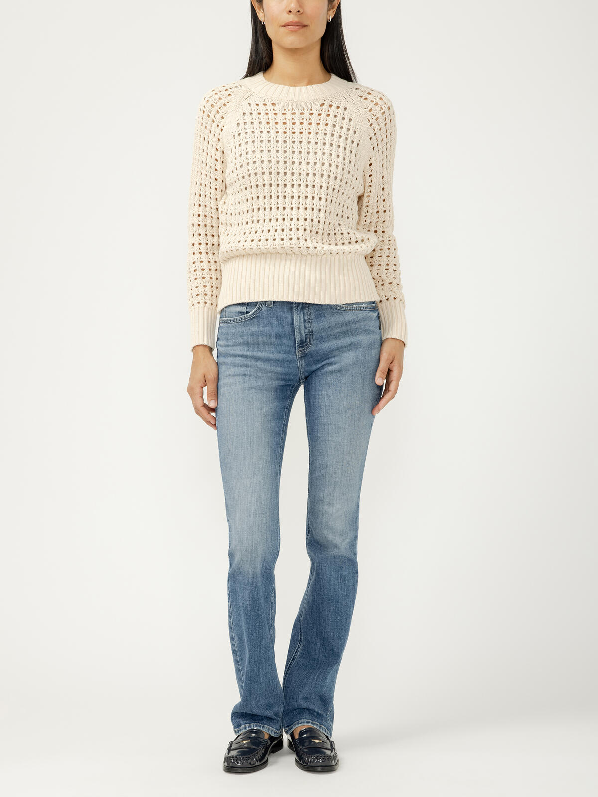 Avery High Rise Slim Bootcut Jeans image number 0