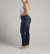 Avery High Rise Straight Leg Jeans Plus Size, Indigo, hi-res image number 2