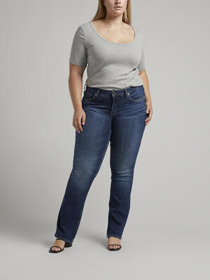 Suki Mid Rise Slim Bootcut Jeans