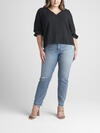 Avery High Rise Straight Leg Jeans Plus Size image number 0