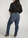 Suki Mid Rise Slim Bootcut Jeans Plus Size, Indigo, hi-res image number 1