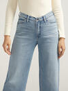 V-Front High Rise Wide Leg Jeans image number 3