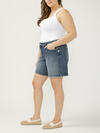 Suki Mid Rise Long Shorts Plus Size image number 2
