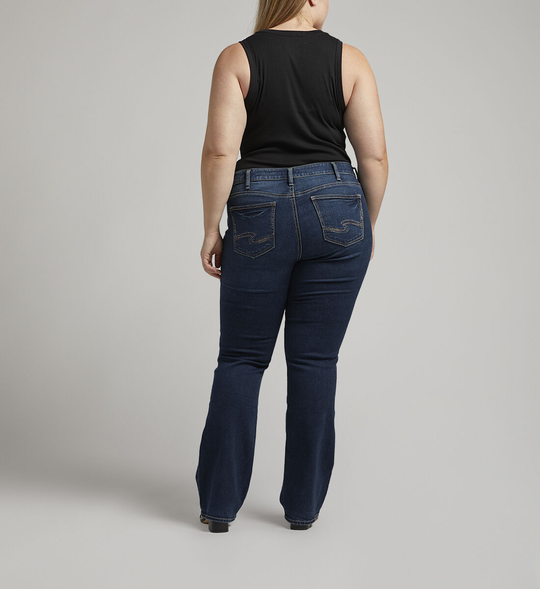 Plus size sales boot leg jeans