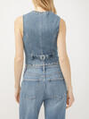Limited Edition Studded Denim Vest image number 1