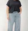 Highly Desirable High Rise Wide Leg Jeans Plus Size, , hi-res image number 3
