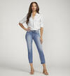Elyse Mid Rise Straight Leg Crop Jeans, , hi-res image number 0