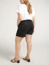 Boyfriend Mid Rise Shorts Plus Size image number 1