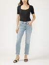 Boyfriend Mid Rise Slim Leg Jeans image number 0