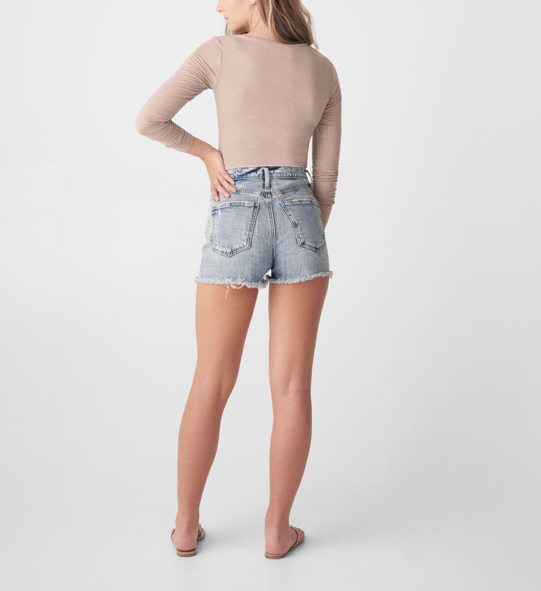 High rise shorts canada top
