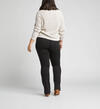Suki Mid Rise Slim Bootcut Jeans Plus Size, Black, hi-res image number 1