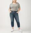 Boyfriend Mid Rise Slim Leg Jeans Plus Size, , hi-res image number 0