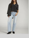Suki Mid Rise Trouser Leg Jeans image number 4