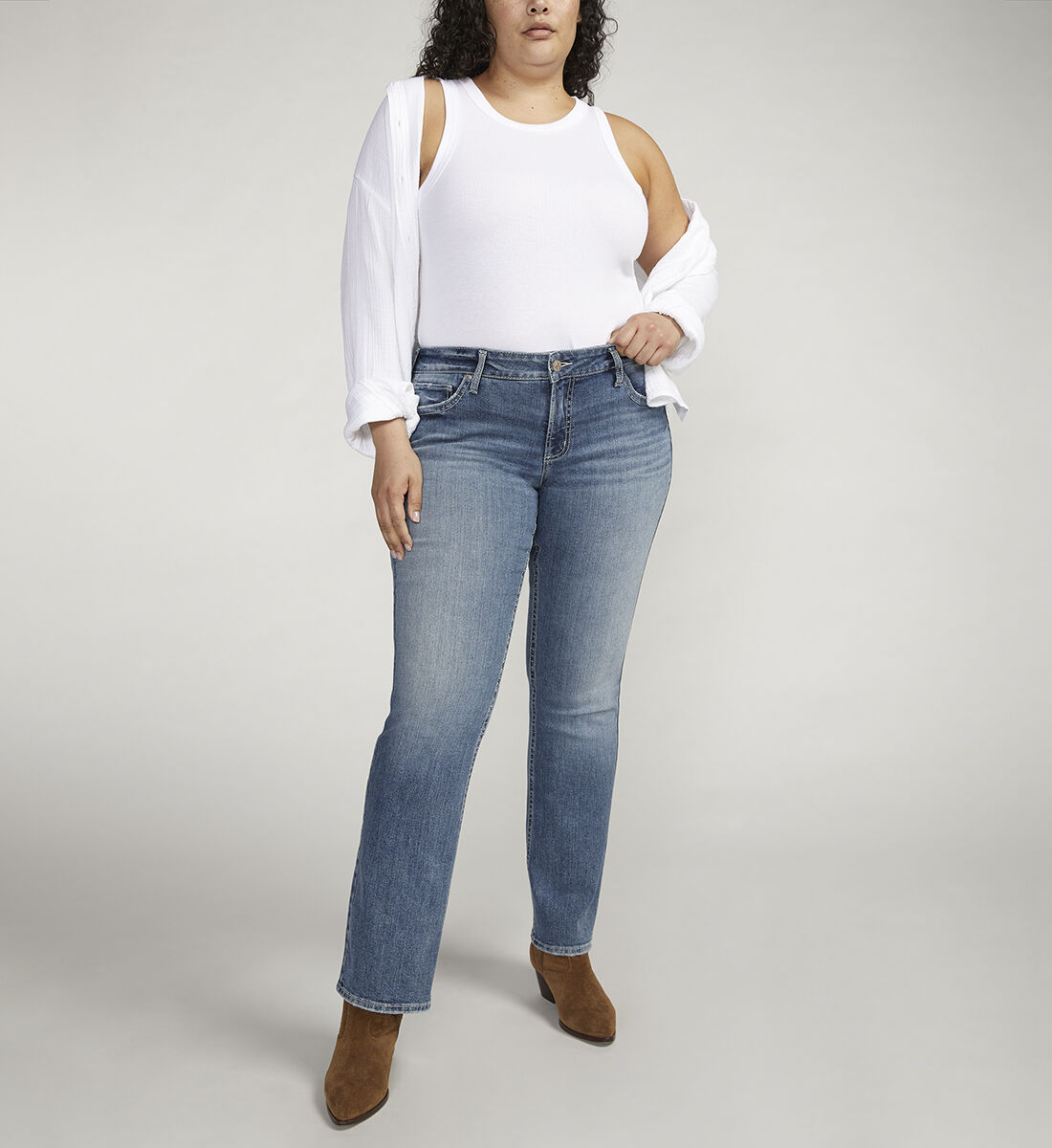 Buy Britt Low Rise Slim Bootcut Jeans Plus Size for CAD 49.00