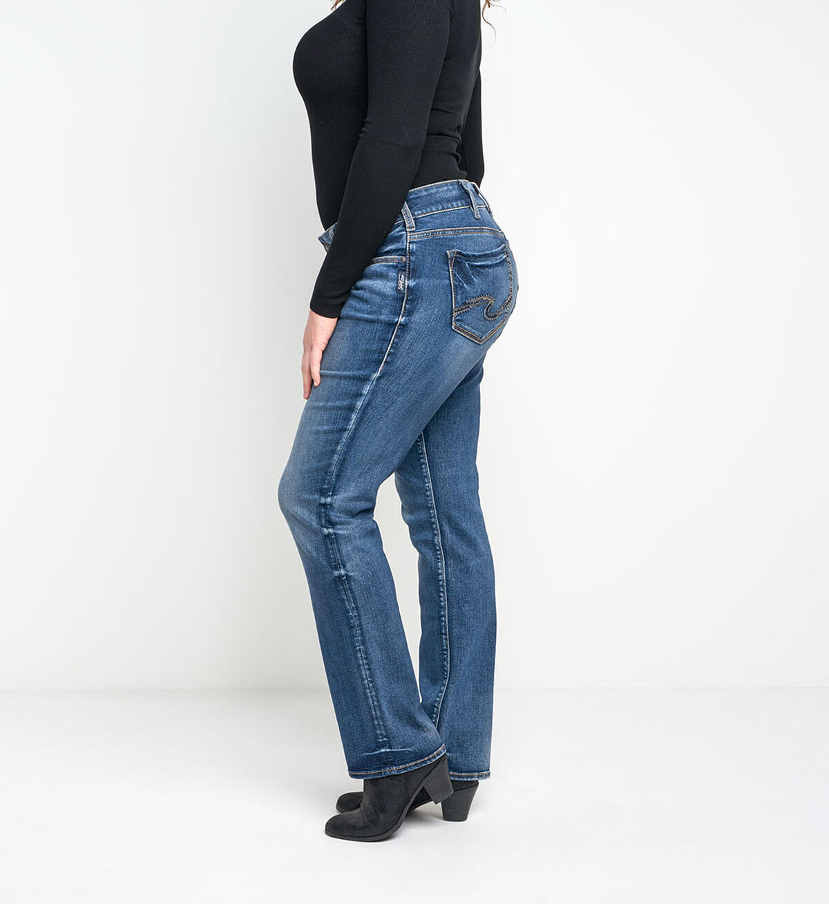Suki Straight Dark Wash, , hi-res image number 2