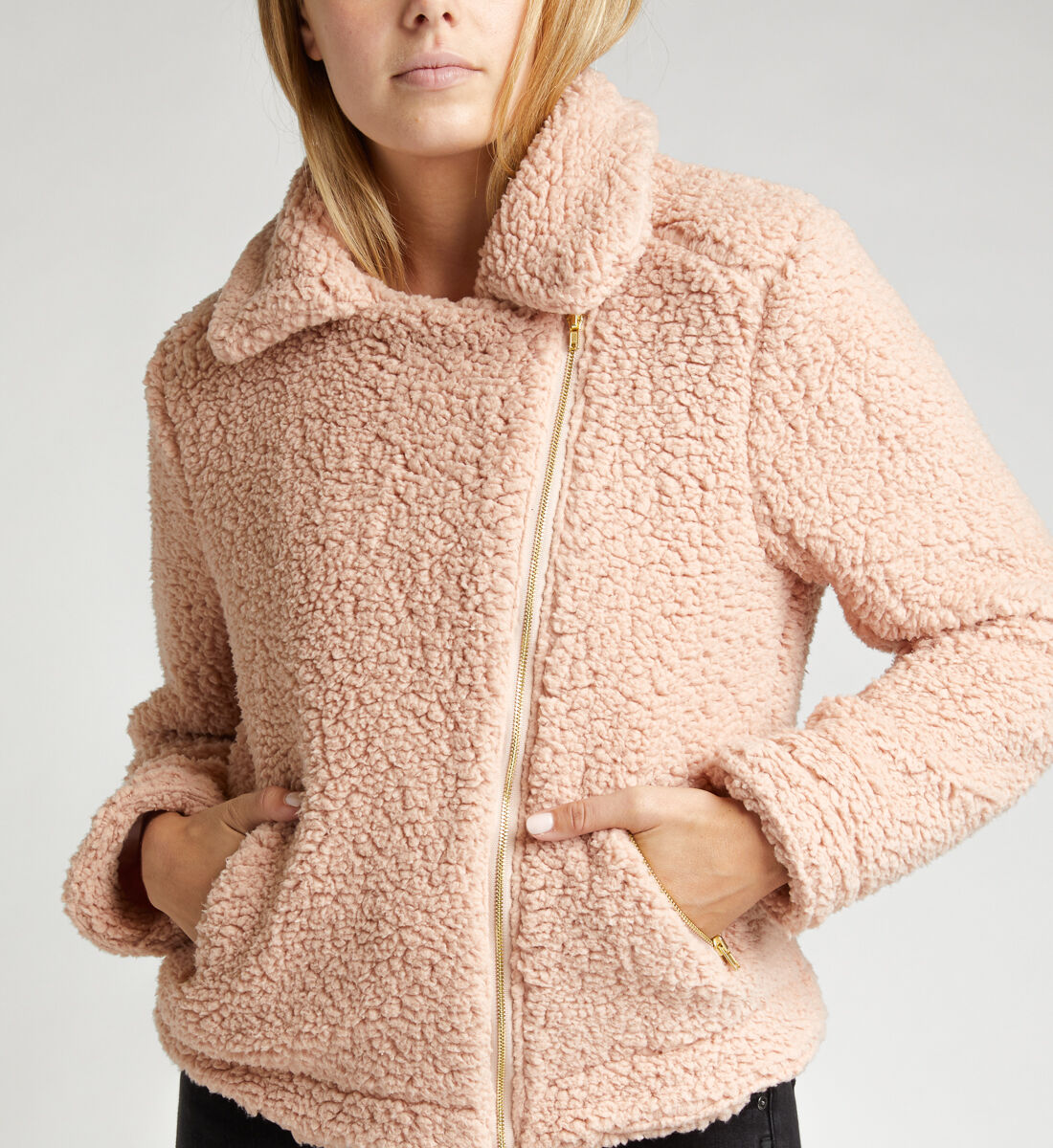 Pink rose hotsell teddy jacket