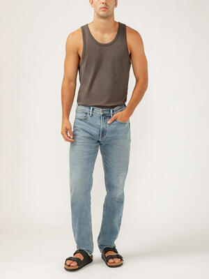Eddie Athletic Fit Tapered Leg Luxe Heritage Jeans