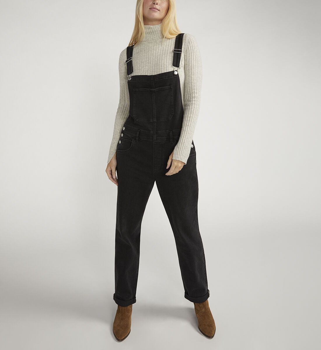 Baggy denim cheap overalls women's