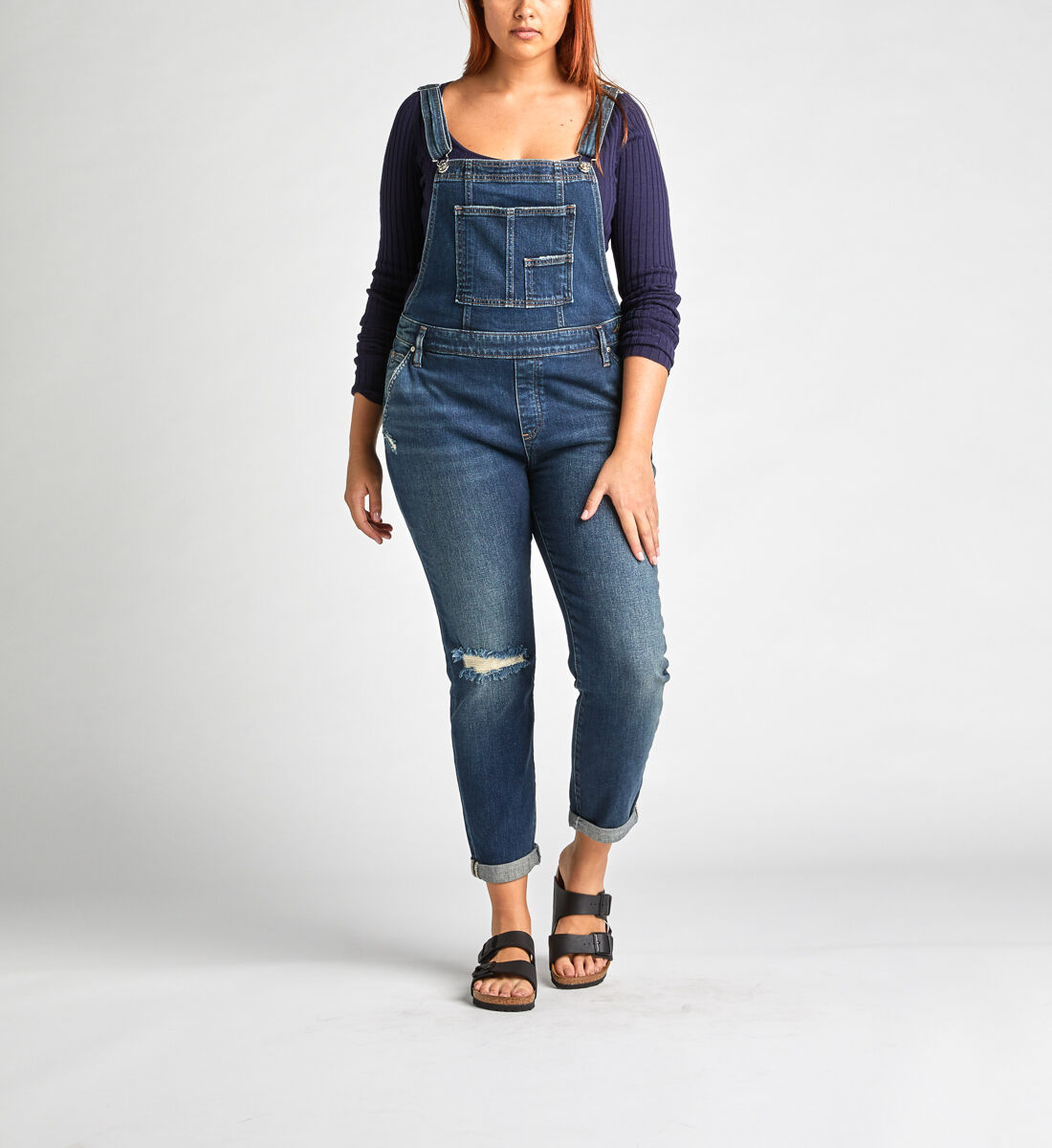 Skinny jean overalls plus hot sale size