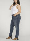 Suki Mid Rise Straight Leg Jeans Plus Size image number 2