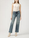 Suki Mid Rise Trouser Leg Jeans image number 0