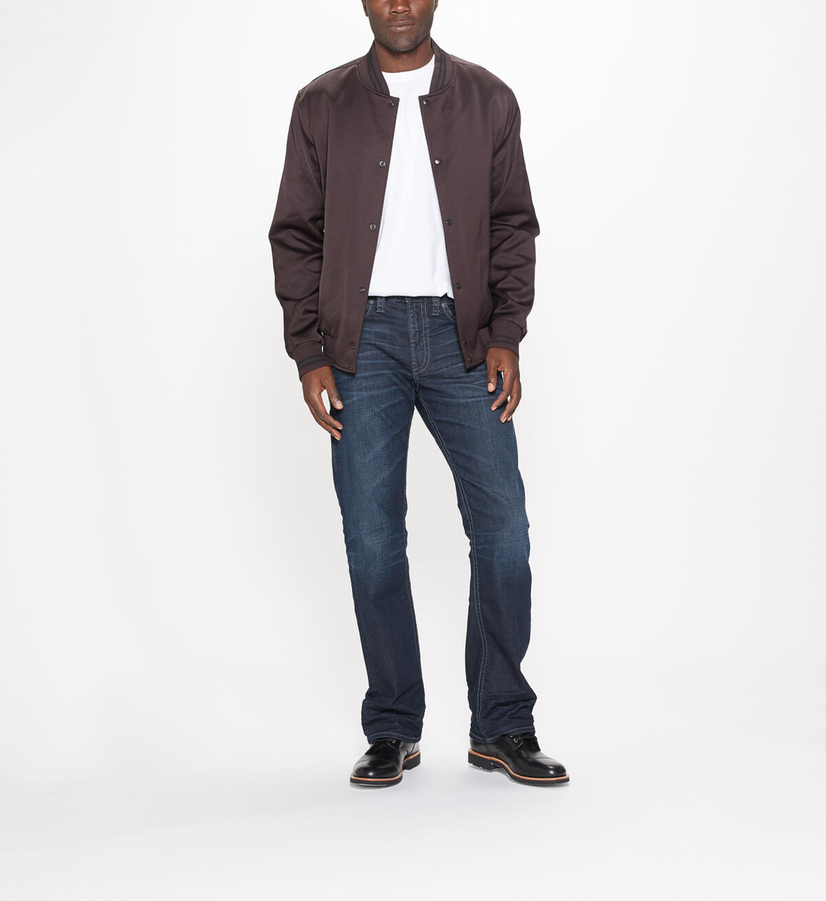 Zac Straight Mens Dark Wash, , hi-res image number 3