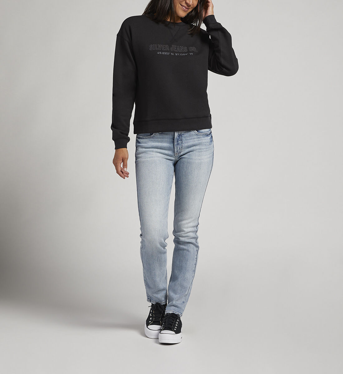 Jeans with sweatshirt 2025